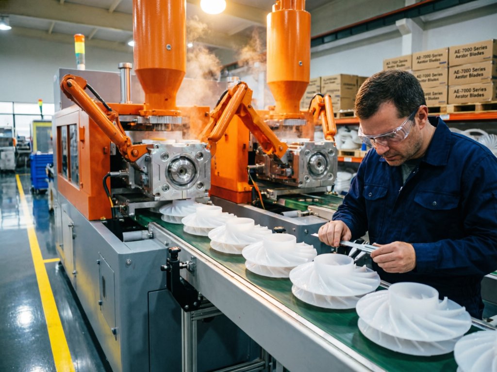 Impeller injection molding workshop