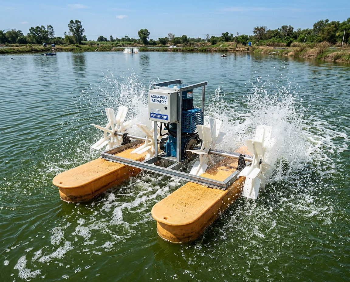 Paddle Wheel Aerator with 6 impellers